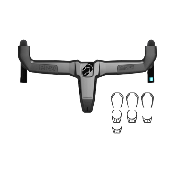 Potence réglable fixation 27.2 pour cintre P2R Tandem 31.8mm - Potences - Composants